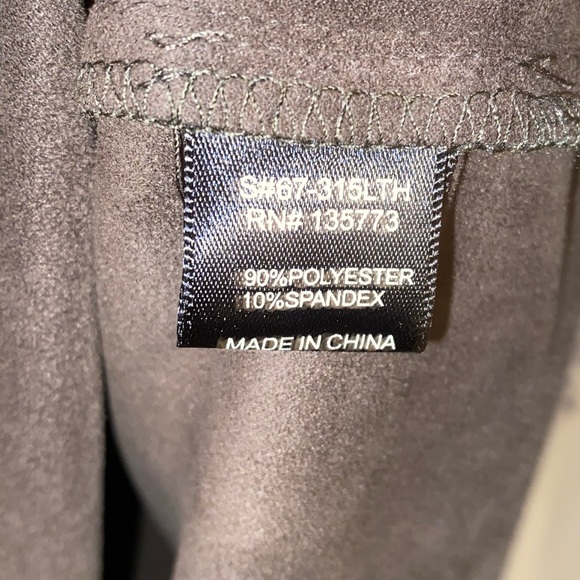 Olivaceous Suede V-Cut Tee - Picture 8 of 10